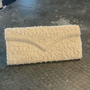 Vintage Beaded Envelope Clutch, 1950s